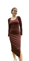 Платье Namik NM28 brown - делук
