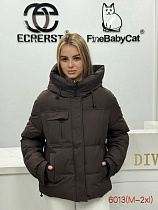 Пуховик Yafeier 6009 brown - делук