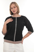 Свитер Julia JL874 black - делук