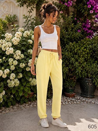 Штаны Спорт Loren 605 yellow - делук
