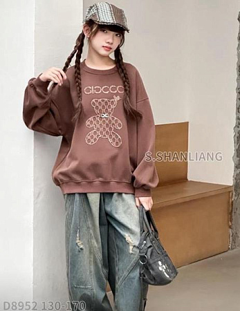 Свитер Meloria D8952 brown - делук