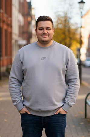 Свитер Delviago DL677 grey - делук