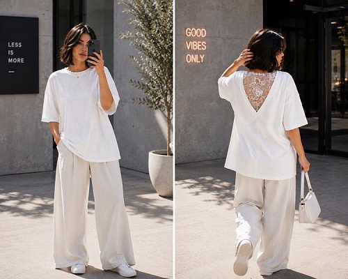 Футболка New Season F620 white - делук