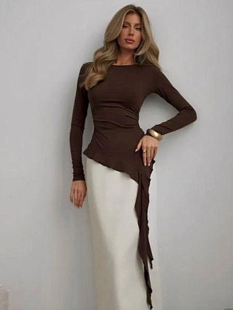 Свитер Alisa Brand 655 brown - делук