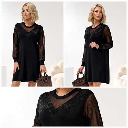 Платье Lola LL465 black - делук