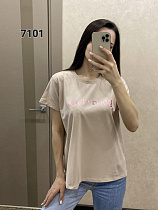 Футболка Fsn 7101 beige - делук