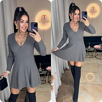 Платье Arina 8063 d.grey Платье Arina 8063 d.grey - делук