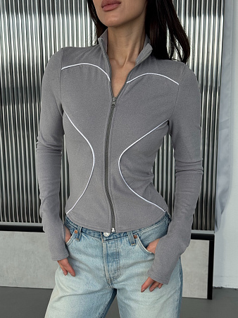 Кофта Arina 1694 grey - делук