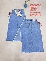 Юбка Vanver F8139 blue - делук