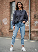 Свитер Newe NW806 grey - делук