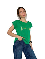 Футболка Fsn 7134 green - делук