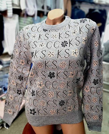 Свитер Julia JL67 grey - делук