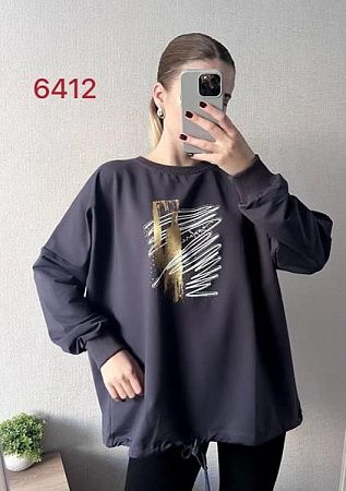 Свитер Fsn 6412 navy - делук