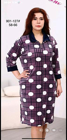 Халат Romeo Life 901-127 lilac - делук