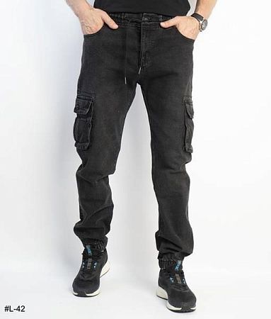 Джоггеры Basanjiu L42 black - делук