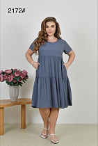 Платье Estima 2172 grey - делук