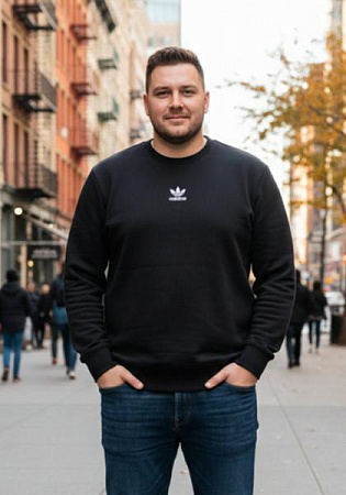 Свитер Delviago DL688 black - делук