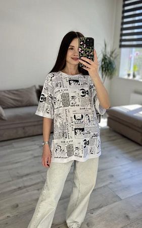 Футболка S.Style 72 white - делук