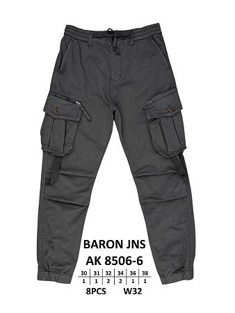 Штаны God Baron AK 8506-6 grey - делук