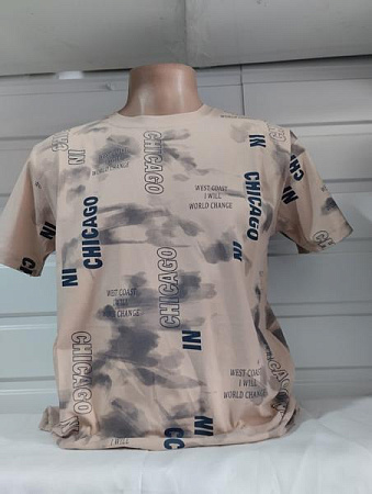 Футболка Panda 1819 beige - делук