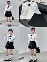 Блузка Fashion Kids C151 white - делук