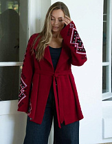 Кардиган Liza Brend 1104 red - делук