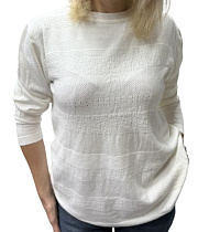 Свитер Elena&Vika 25521 white - делук