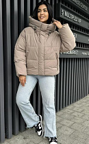 Куртка Katty 8157 beige - делук