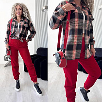 Костюм Спорт Modnulya 3063 red - делук