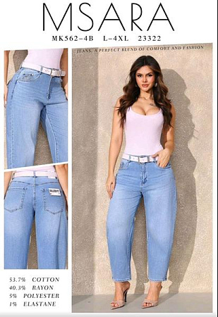 Джинсы Jeans Club MK562-4B l.blue - делук