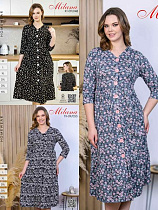 Халат Samo 053 black-white - делук