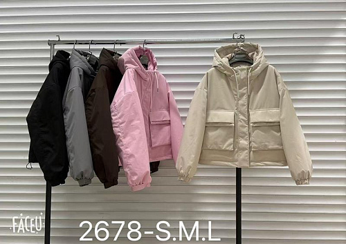 Куртка Oukali 2678 pink - делук