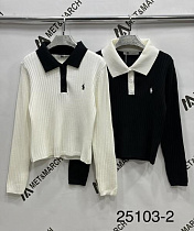 Свитер Met&March 25103-2 white - делук