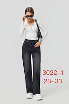 Джинсы Newjeans 3022-1 d.grey - делук