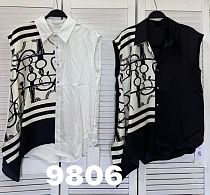 Рубашка Divo 9826 black - делук