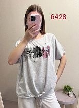 Футболка Fsn 2428 l.grey Футболка Fsn 2428 l.grey - делук
