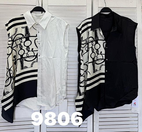 Рубашка Divo 9826 black - делук