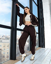 Костюм Спорт Azna Д128 brown - делук