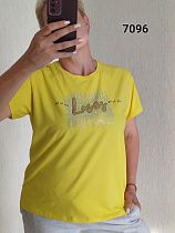 Футболка Fsn 7096 yellow - делук