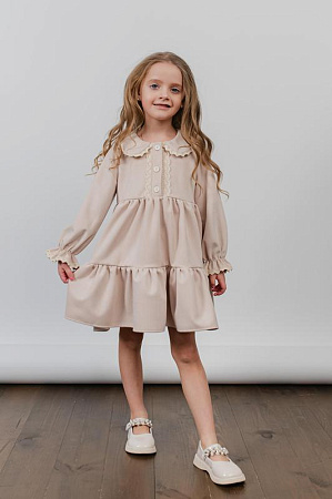 Платье Moda School 7309 beige - делук