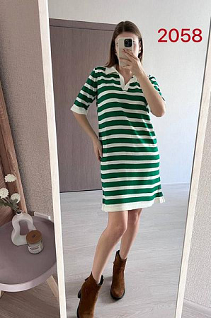 Платье Fsn 2058 green - делук