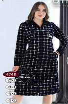 Халат Samo 4740 black - делук