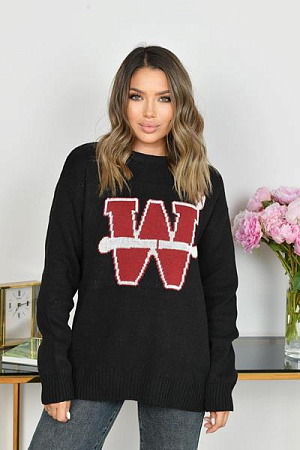 Свитер Aidin-Шик Шок 99 black - делук