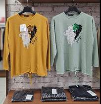 Свитер Julia JL972 yellow - делук