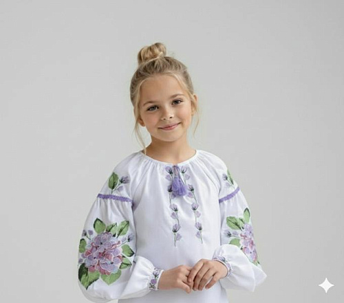 Вышиванка Limerense DD186 white - делук