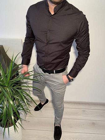 Рубашка Nik 56191 black - делук