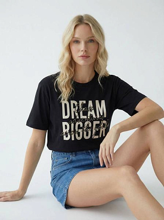 Футболка Nefertiti NF238 black - делук