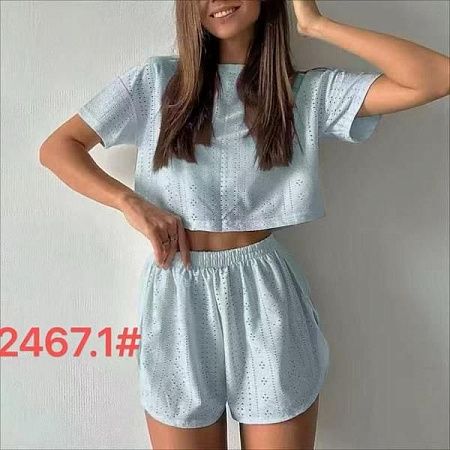 Пижама Saimeiqi 2467-1 l.blue - делук