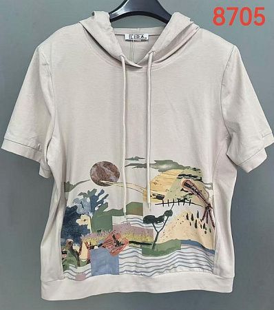 Футболка Lida 8705 beige - делук