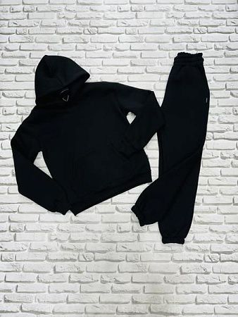 Костюм Спорт Yulichka F27-100 black - делук